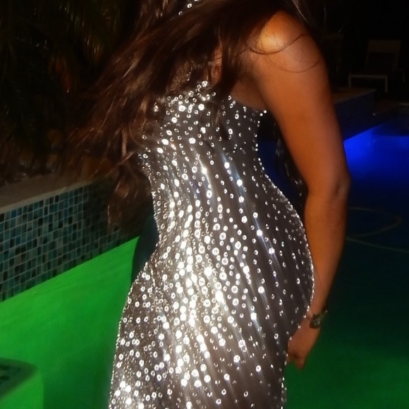 CRYSTAL CORE MAXI DRESS - M - Picture 2 of 4